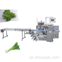 Máquina de embalagem horizontal de aipo semiautomática de legumes